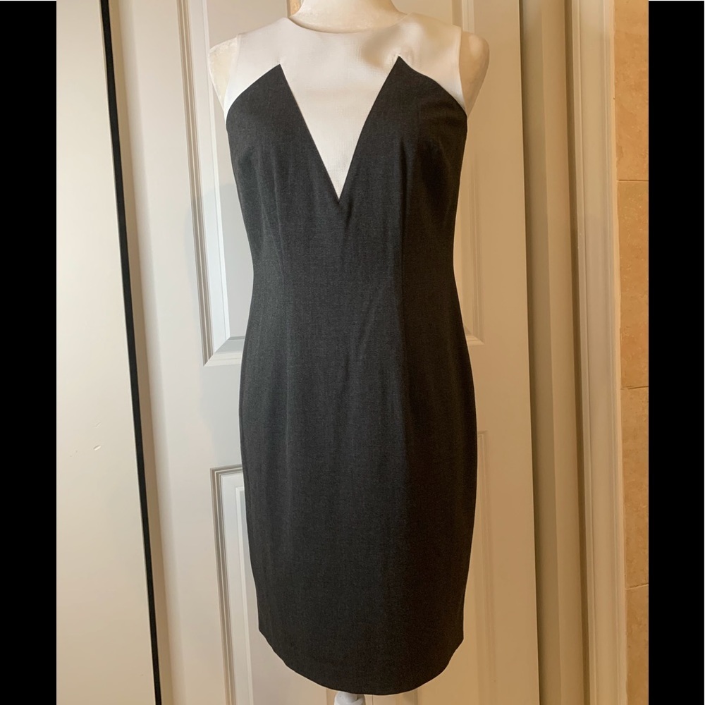 Ann Taylor Shift Graphite Grey Dress